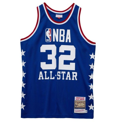 Mitchell & Ness Authentic Jersey All Star West – Magic Johnson Royal