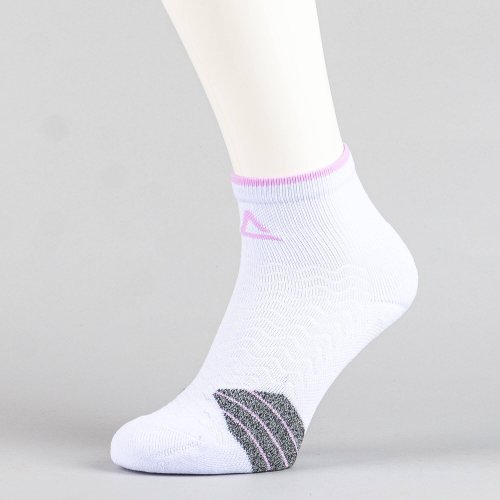 Dámske bežecké členkové ponožky PEAK Running Socks biele