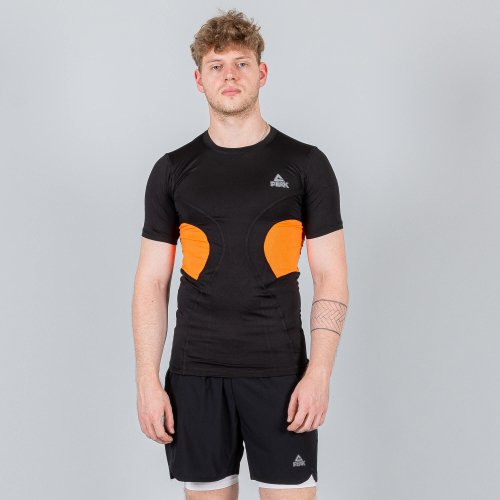 PEAK FUNCTIONAL T SHIRT Black/Fluorescent orange