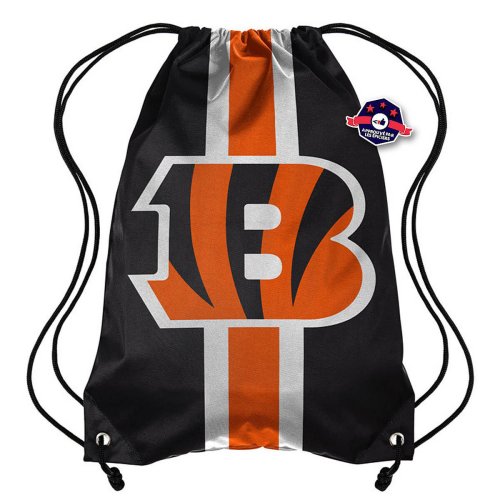 Forever Collectibles Cincinnati Bengals - NFL - Two Tone Drawstring Backpack Black