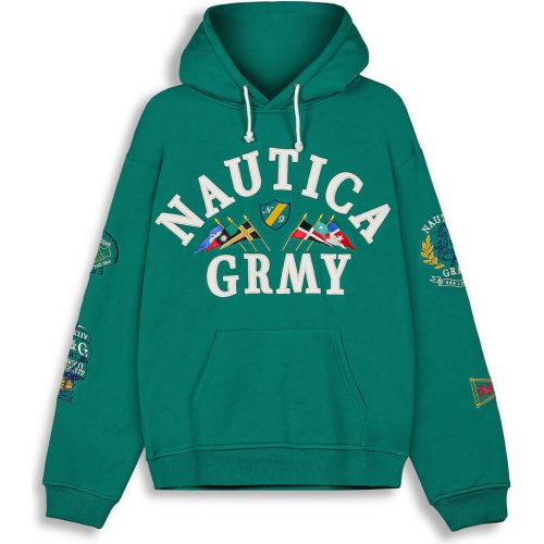 Grimey Wear Mighty Harmonist Nautica X Grmy Vintage Hoodie Green
