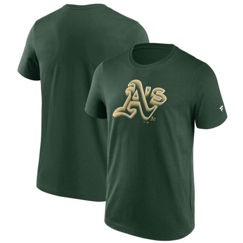 Fanatics MLB Chrome Graphic T-Shirt Oakland Athletics Dark Green