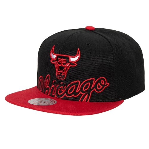 Mitchell & Ness NBA Low Big Face Snapback HWC Chicago Bulls Black / Red