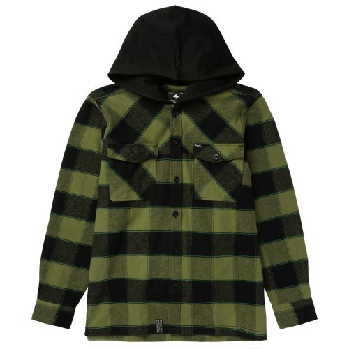 LRG ONLY ONE BUFFALO FLANNEL SHIRT OLIVE