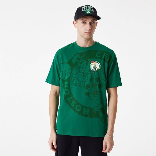 New Era NBA Boston Celtics NBA Lifestyle Green Oversized T-Shirt Green