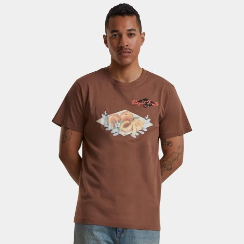 Tričko Mister Tee Front Print hnedé