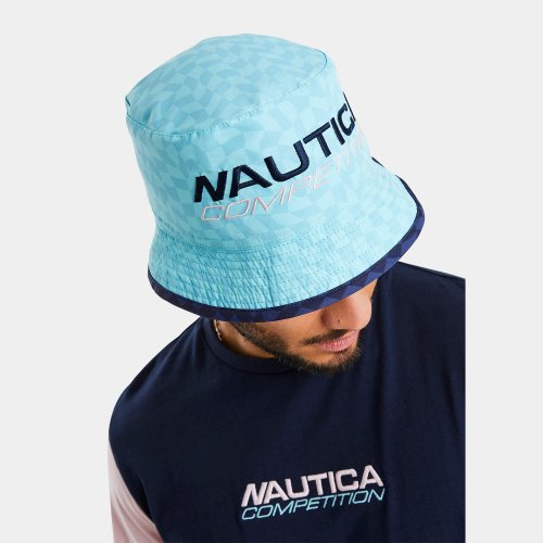 Nautica Competition Dales Reversible Bucket Hat Navy/Aqua